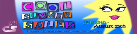 Cool Summer Sales banner Creative sellers