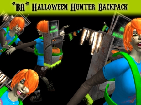 BR Halloween Hunter Backpack Vendor SMALL
